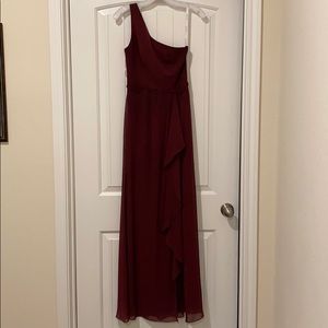David’s Bridal Maroon Dress